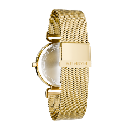 Bella Gold Green Bracelet en maille or