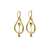  Boucles d'oreilles Float Or