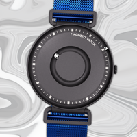 Fusion Black bracelet en maille bleu