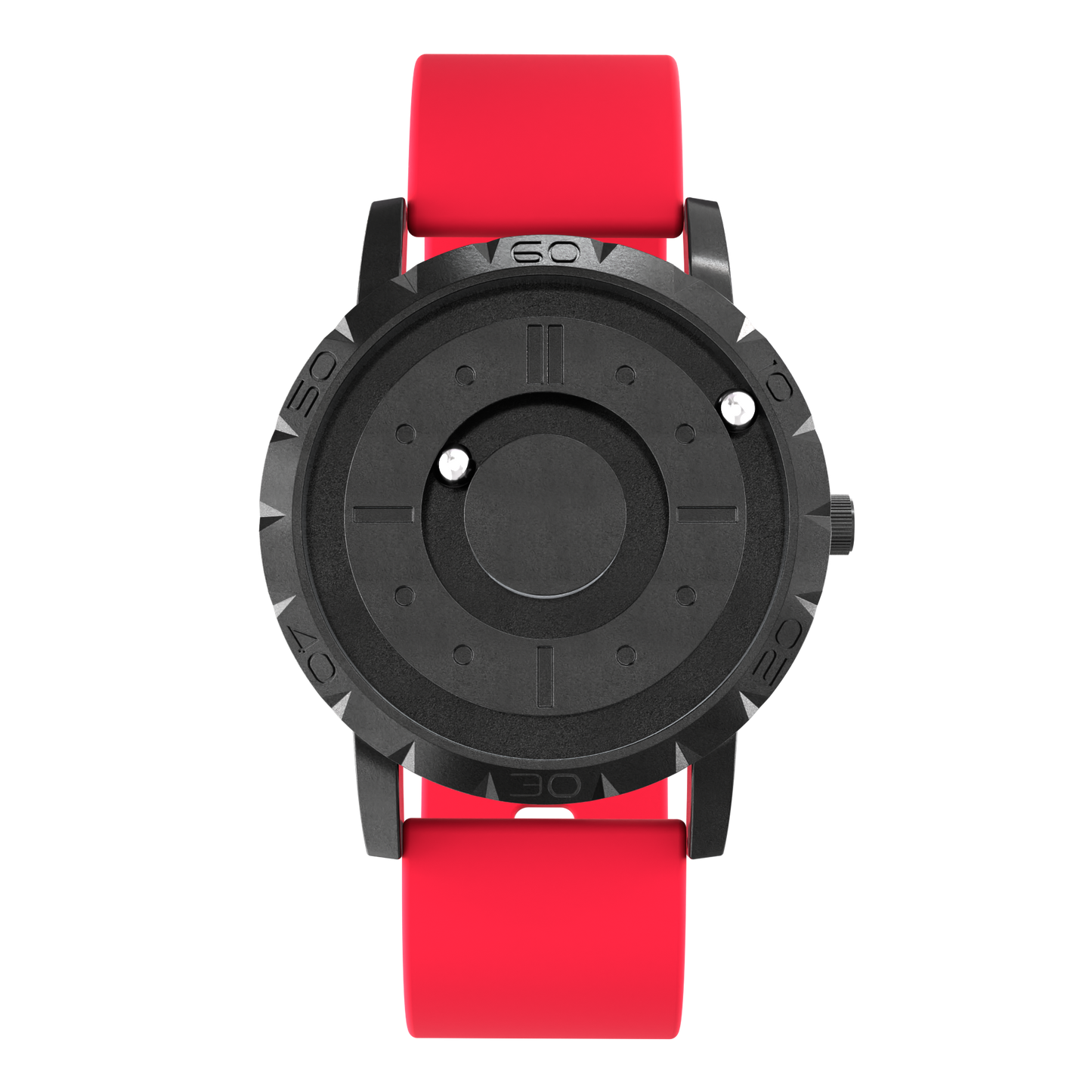 Komet Black silicone red