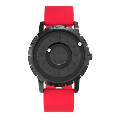 Komet Black silicone red