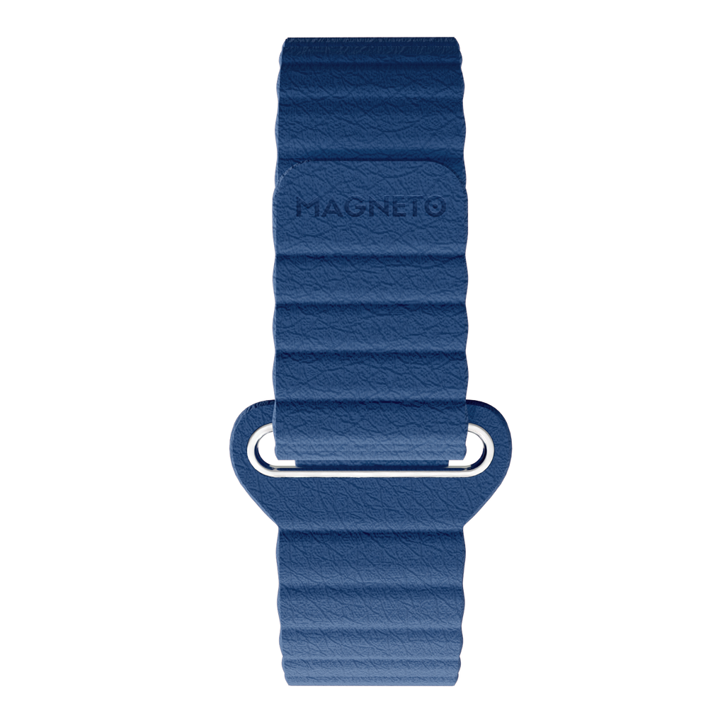 Magneto-Watch-Kunstleder-Magnetisch-Blau-Front