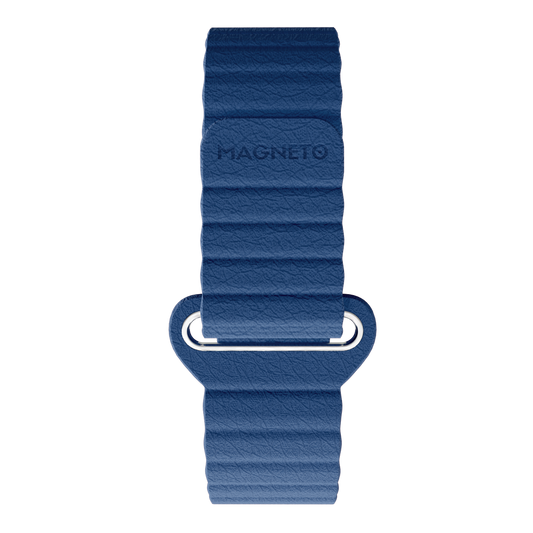 Magneto-Watch-Kunstleder-Magnetisch-Blau-Front