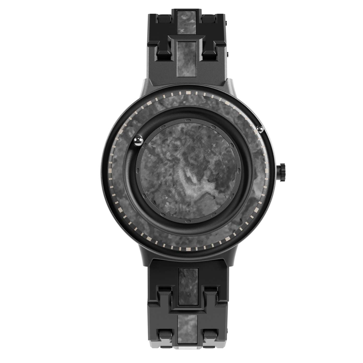 Magneto-Watch-Marble-Black-Front