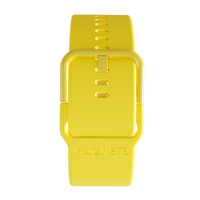 Bracelet silicone jaune