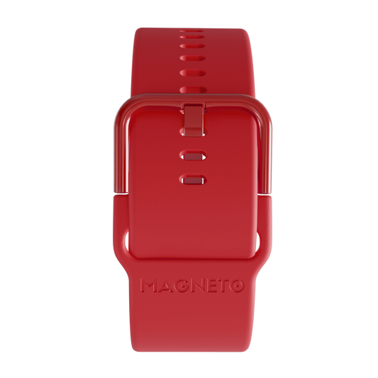 Magneto-Watch-Silikon-Rot-Front