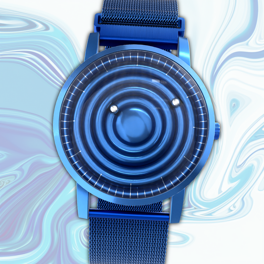 Wave Blue (with glass)