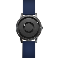 Jupiter Black bracelet silicone bleu