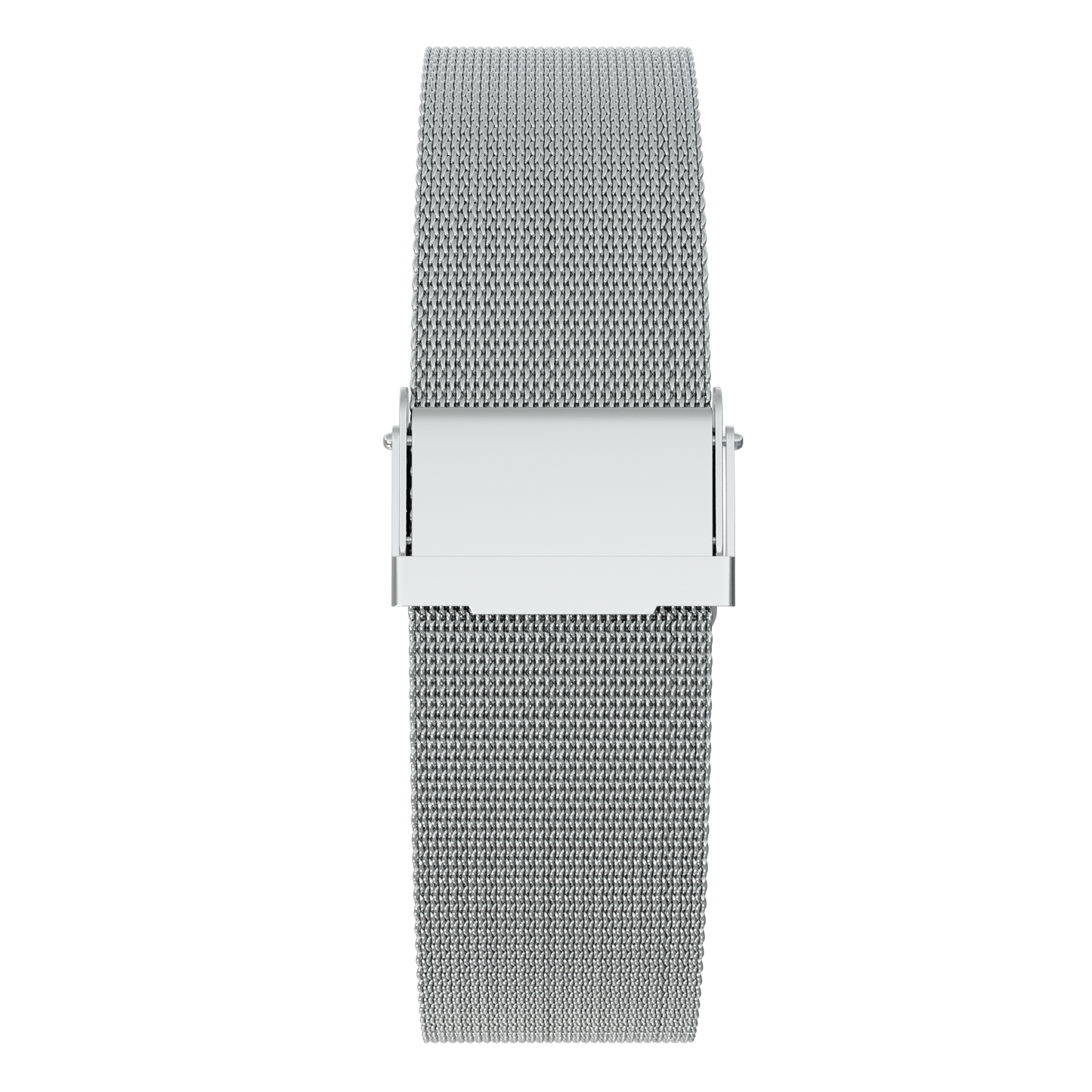 Magneto-Watch-Maschenarmband-Sicherheitsverschluss-Silber-Front