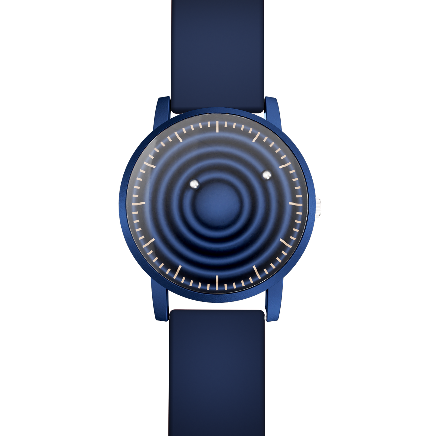 Magneto-Watch-Wave-Blue-Silikon-Blau-Front